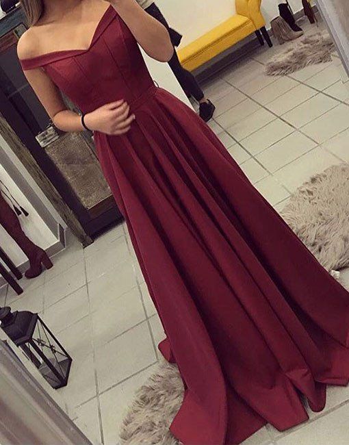 vestidos de prom color vino