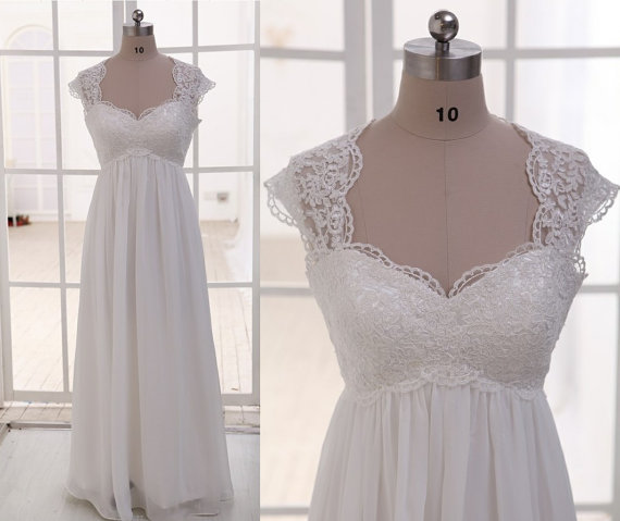 Sweetheart Empire Waist Wedding Dress